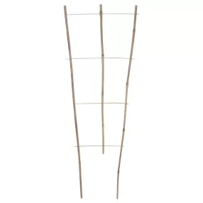   Növénytámasz, Strend Pro Garden BEK18, bambusz, 90 x 40 cm, rácsos, natúr, kúszónövényekhez, beltéri és kültéri használatra, 10 db-os csomag