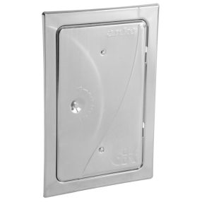   Kéményajtó, Anko C2.2G, 16 x 28 cm, ellenőrző, tolómágneses záródás, téglalap, beltéri/kültéri