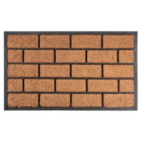 MagicHome RBC 124 lábtörlő - Brickwall, 45 x 75cm, barna