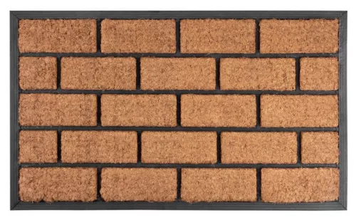 MagicHome RBC 124 lábtörlő - Brickwall, 45 x 75cm, barna
