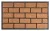 MagicHome RBC 124 lábtörlő - Brickwall, 45 x 75cm, barna