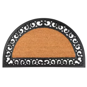 MagicHome RCP 100 lábtörlő - Ornament, 45 x 75 cm, barna