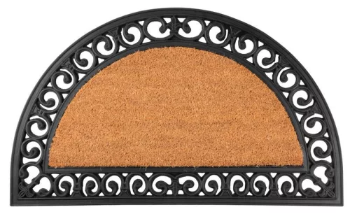 MagicHome RCP 100 lábtörlő - Ornament, 45 x 75 cm, barna