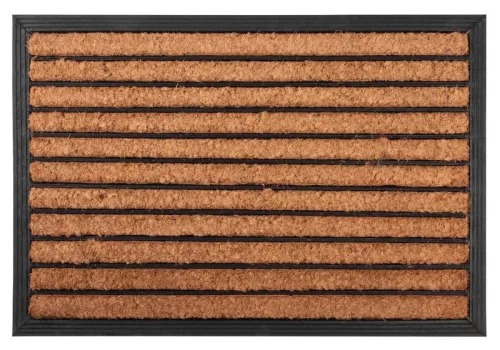 MagicHome RBC 129 lábtörlő - Lines, 40 x 60 cm, barna