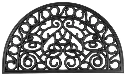 MagicHome RBR 136 lábtörlő - Grand, 45 x 75 cm, fekete/fehér