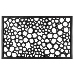   MagicHome RBR 100 lábtörlő - Meadow, 45 x 75 cm, fekete/fehér