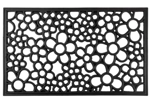 MagicHome RBR 100 lábtörlő - Meadow, 45 x 75 cm, fekete/fehér