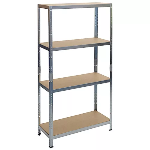 Strend Pro 4 polcos fém/MDF műhelypolc, 180 x 90 x 45 cm, teherbírás: 175 kg/polc