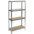 Strend Pro 4 polcos fém/MDF műhelypolc, 180 x 90 x 45 cm, teherbírás: 175 kg/polc