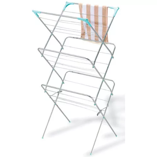 MagicHome CD162 ruhaszárító, szürke, 63 × 51 × 137 cm, 7 m szárítófelülettel, rozsdamentes fém kivitel, beltéri használatra