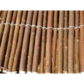   Fonott fűzfa kerítés, Strend Pro Garden Willow, barna, 100 cm x 5 m, zsákos csomagolás, árnyékoló, szélfogó