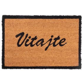   MagicHome RBC 199 lábtörlő - Üdvözöljük, 40 x 60 cm, barna