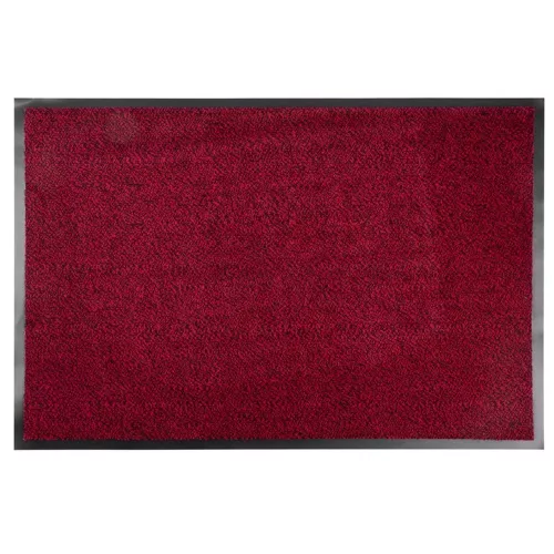 MagicHome lábtörlő - 60 x 90 cm, fekete/piros