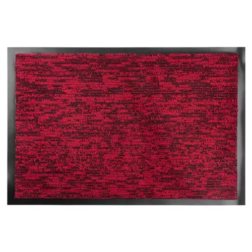 MagicHome CPM lábtörlő - 40 x 60 cm, piros/fekete