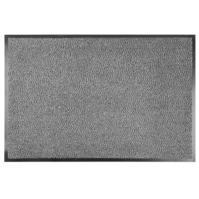 MagicHome lábtörlő - 60 x 90 cm, szürke/fekete