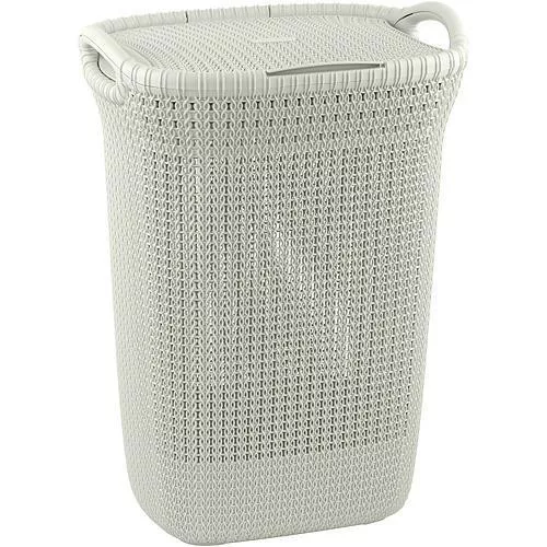 Curver® KNIT 3676 szennyestartó kosár - krémszín, 57 literes