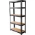 Műhelypolc, Strend Pro Racks, antracit, 180 x 90 x 40 cm, 5 polcos, acél, MDF polclapok, állítható polcmagasság