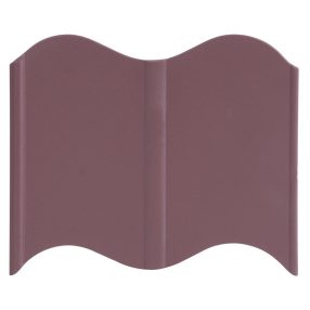   Kerti szegély, Strend Pro Garden LE799, barna, 16 x 12 cm, összekapcsolható, 510 cm hossz, műanyag, hullámos, 32 panel/csomag