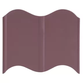   Kerti szegély, Strend Pro Garden LE799, barna, 16 x 12 cm, összekapcsolható, 510 cm hossz, műanyag, hullámos, 32 panel/csomag