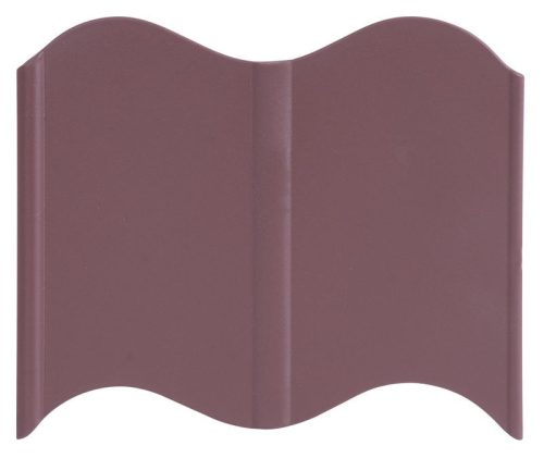 Kerti szegély, Strend Pro Garden LE799, barna, 16 x 12 cm, összekapcsolható, 510 cm hossz, műanyag, hullámos, 32 panel/csomag