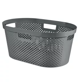 Curver® Infinity ruháskosár - antracit, 40 literes