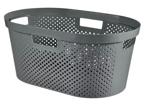 Curver® Infinity ruháskosár - antracit, 40 literes