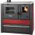 Strend Pro PANONIA fatüzelésű sparhelt, piros, sütővel, 10,54 kW, 51 × 90 × 85 cm, bal oldali füstcső kimenet, átmérő: 120 mm