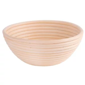   Kelesztőkosár, MagicHome, kenyér kelesztéséhez, kerek, maximum 0,8 kg, 22 x 8 cm, rattan, otthoni pékséghez