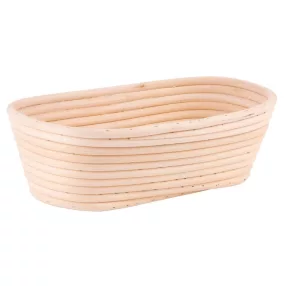   Kelesztőkosár, MagicHome, kenyér kelesztéséhez, ovális, maximum 0,65 kg, 28 x 14 x 8 cm, rattan, otthoni pékséghez
