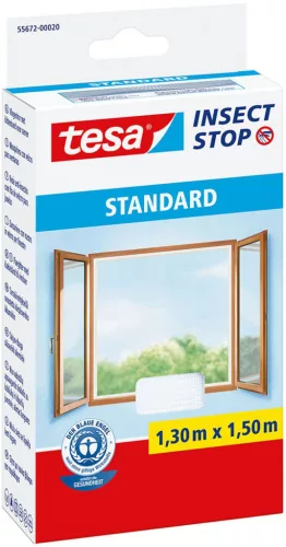 Tesa® Standard rovarháló - fehér - 130x150cm