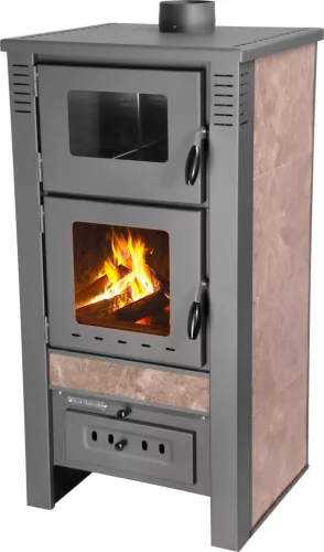 Strend Pro TAURUS kályha sütővel, Mocca, 12 kW
