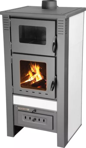 Strend Pro TAURUS kályha sütővel, fehér, 12 kW