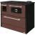 Strend Pro 701-G OMEGA Kuzine fatüzelésű sparhelt, barna, 9,18 kW, 87 × 51 × 79cm, jobb oldali füstcső kimenet, átmérő: 130 mm
