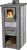 Strend Pro LAVA Ceramic kályha, szürke, 6,5 kW
