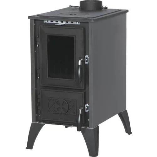 Strend Pro 806 IGLO fatüzelésű kályha, fekete, 10,69 kW, 53,5 × 42,5 × 73 cm, füstcső átmérő: 130 mm