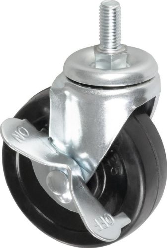 Grill kerék, Strend Pro Grill, Parma/Forbes kompatibilis, fékkel, pótalkatrész