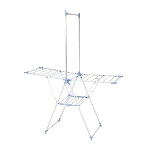 MagicHome CD146 ruhaszárító, szürke, 155 × 69 × 98/194 cm, 14 m szárítófelülettel, masszív fém vázzal, felső rúddal nagyobb textíliákhoz, beltéri használatra