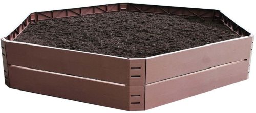 Magaságyás, Strend Pro Garden RB083, 132 x 25 cm, 250 l, polipropilén, 6 részes, kiemelt kivitel