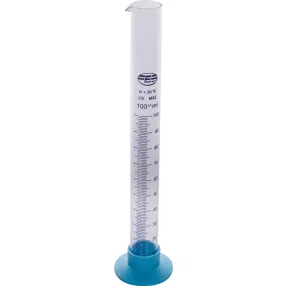   Mérőhenger, Strend Pro WHT, 100 ml, üveg, 1 ml beosztással, folyadékméréshez