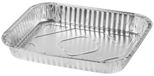 MagicHome alu grilltálca - 32 x 26 x 4,5 cm - 3 db