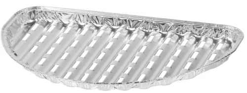 félkör alu sütőtálca - 33x19x2cm - 4db (TC2212288)