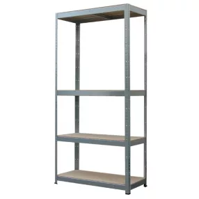   Strend Pro 4 polcos fém/MDF műhelypolc, 70 x 30 x 150 cm, teherbírás: 150 kg/polc