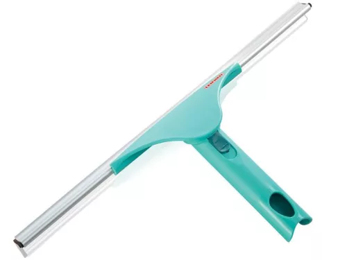 Vízlehúzó, Leifheit 51522 XL, 40 cm, türkiz/matt alumínium, állítható fej, Click rendszer kompatibilis, ablakokhoz és tükrökhöz