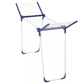   Leifheit 81720 Pegasus 120 Solid Compact ruhaszárító, fehér, 12 m szárítófelülettel, 43 cm széles kompakt kialakítással, fürdőkádba helyezhető, rozsdamentes, stabil és könnyen összecsukható kivitelben