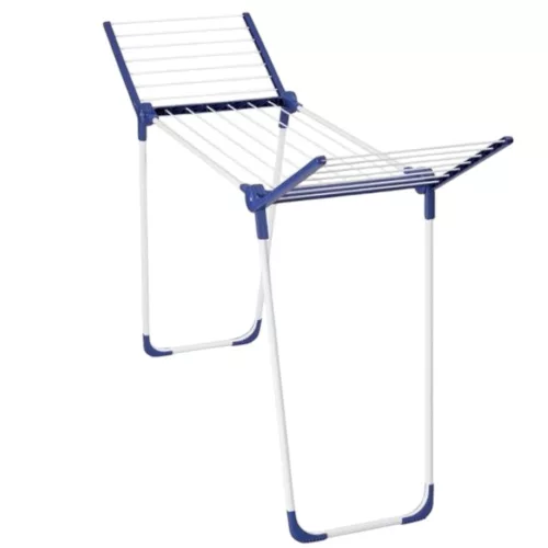 Leifheit 81720 Pegasus 120 Solid Compact ruhaszárító, fehér, 12 m szárítófelülettel, 43 cm széles kompakt kialakítással, fürdőkádba helyezhető, rozsdamentes, stabil és könnyen összecsukható kivitelben