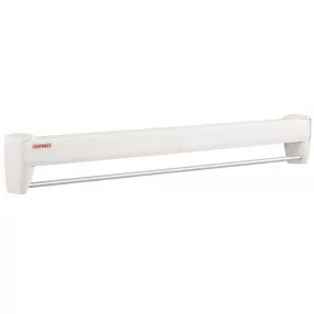   Fali ruhaszárító, Leifheit 83201 Telegant 36 Protect Plus, fehér, 3,6 m szárítófelülettel, 70 cm széles szárítórudakkal, falra szerelhető, krómozott törölközőtartóval, összecsukható