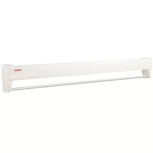 Leifheit 83100 Telegant 81 Plus fali ruhaszárító, fehér, 8,1 m szárítófelülettel, 100 cm széles szárítórudakkal, krómozott törölközőtartóval, összecsukható, helytakarékos kialakítással, beltéri használatra
