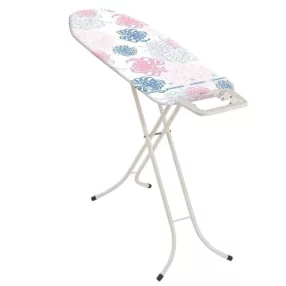   Leifheit 72577 Classic M Basic vasalódeszka, fehér, 120 × 30 cm vasalófelülettel, 76–87 cm között állítható magassággal, stabil vasalótartó felülettel és biztonsági zárral, kompakt, összecsukható kialakítással