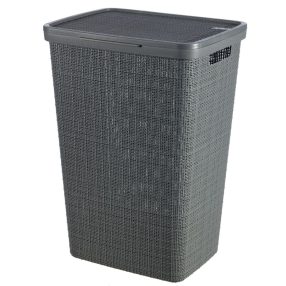 Curver® JUTE szennyestartó kosár - szürke, 58 literes
