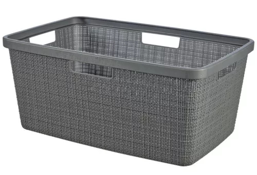 Curver® JUTE ruháskosár - szürke, 46 literes